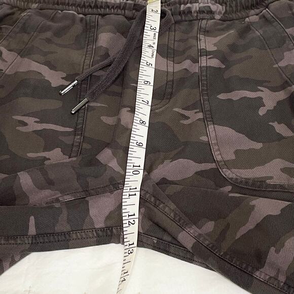Athleta Farallon Jogger Pants Women’s 6 Green Khaki Camo Stretch Drawstring - Picture 11 of 13
